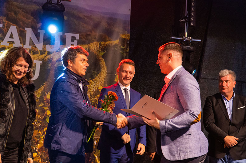 Zan Moskotevc, prejem certifikata Jeruzalem Slovenija